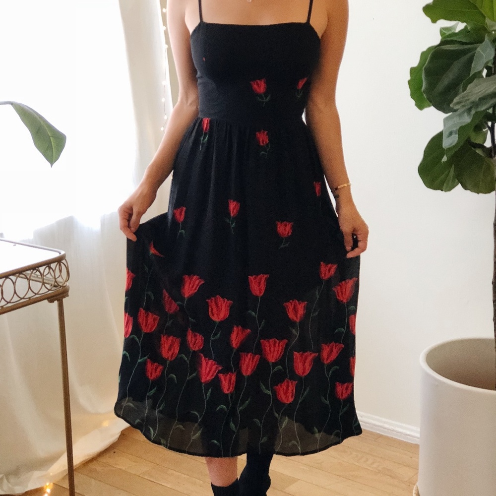 Reformation Rose Midi Dress